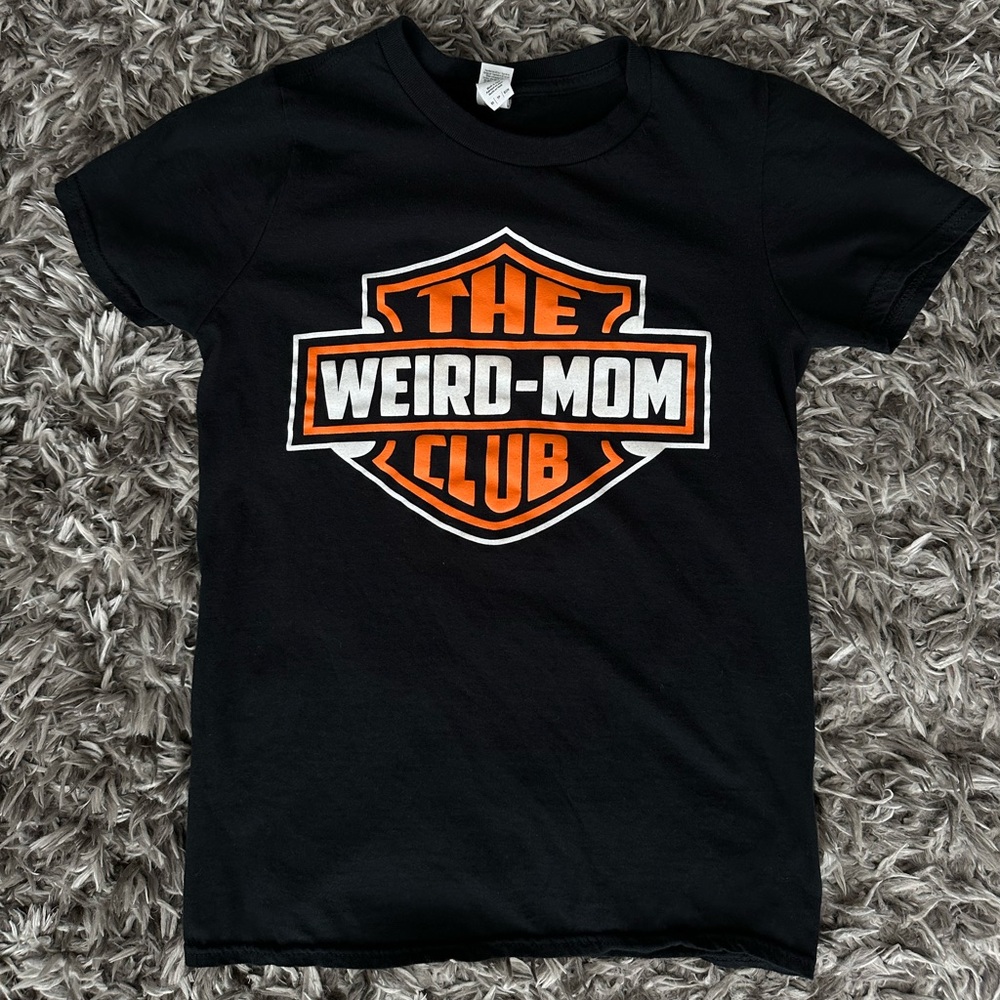 The Weird Mom Club Harley Davidson Emblem Shirt